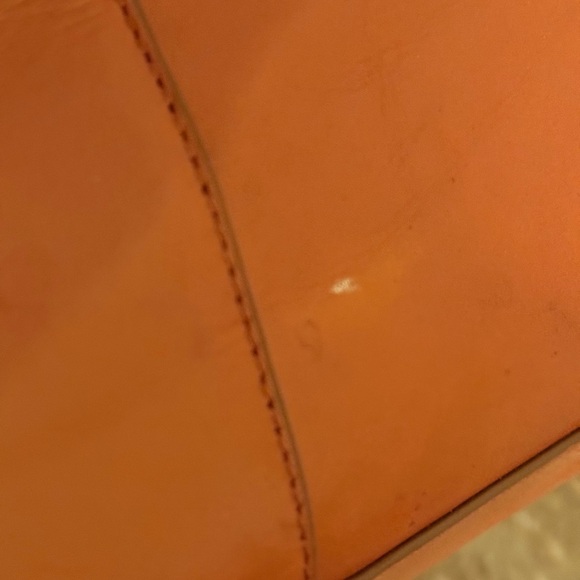 Hobo V6804 Womens Cognac Angelica Leather Handbag EUC - Picture 7 of 10